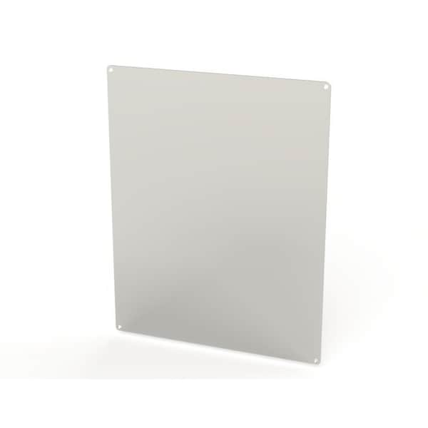 18.875 in H, 0.08 in D, 14.875 in W, Aluminum